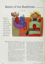 Better Homes & Gardens March 2001 Magazine Article: Battle of the Bedtimes