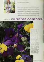 Better Homes & Gardens March 2001 Magazine Article: Karen's carefree combos