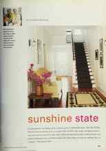 Better Homes & Gardens March 2001 Magazine Article: Sunshine state