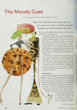 Better Homes & Gardens March 2001 Magazine Article: The Moody Cues
