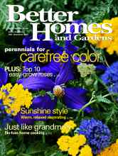 Better Homes & Gardens March 2001 Magazine Cover