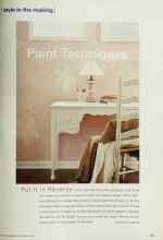 Better Homes & Gardens April 2001 Magazine Article: Paint Techniques
