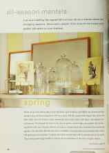 Better Homes & Gardens April 2001 Magazine Article: All-season mantels