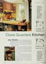 Better Homes & Gardens April 2001 Magazine Article: Close-Quarters Kitchen