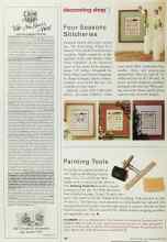 Better Homes & Gardens April 2001 Magazine Article: Four Seasons Stitcheries Painting Tools