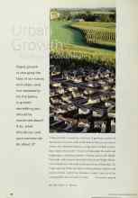 Better Homes & Gardens April 2001 Magazine Article: Urban Growth Too Much of a Good Thing?