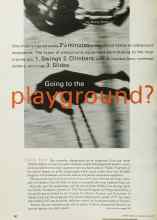 Better Homes & Gardens April 2001 Magazine Article: Going to the playground?