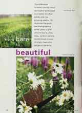 Better Homes & Gardens April 2001 Magazine Article: From bare to beautiful