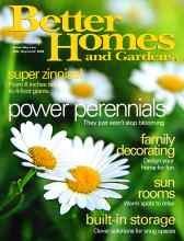 Better Homes & Gardens April 2001 Magazine Cover