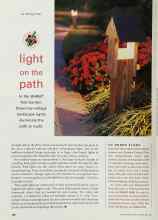Better Homes & Gardens May 2001 Magazine Article: Light on the path