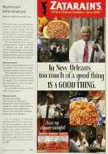 Better Homes & Gardens May 2001 Magazine Article: Nutrition Information