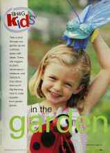 Better Homes & Gardens May 2001 Magazine Article: In the garden