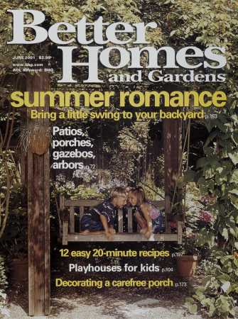 Better Homes & Gardens June 2001 Magazine Cover