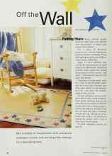 Better Homes & Gardens June 2001 Magazine Article: Off the Wall