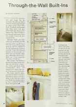 Better Homes & Gardens June 2001 Magazine Article: Through-the-Wall Built-Ins
