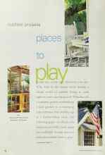 Better Homes & Gardens June 2001 Magazine Article: Places To Play