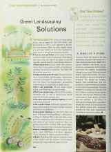 Better Homes & Gardens June 2001 Magazine Article: Green Landscaping Solutions