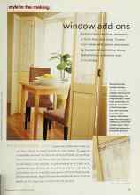 Better Homes & Gardens July 2001 Magazine Article: Window add-ons