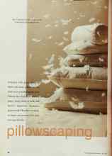 Better Homes & Gardens July 2001 Magazine Article: Pillow scaping