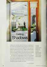 Better Homes & Gardens July 2001 Magazine Article: Casting Shadows