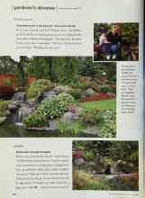 Better Homes & Gardens July 2001 Magazine Article: Ted's third pond--a real charmer--may not be his last