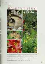 Better Homes & Gardens July 2001 Magazine Article: The everything garden