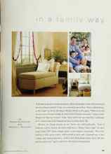 Better Homes & Gardens July 2001 Magazine Article: In a family way