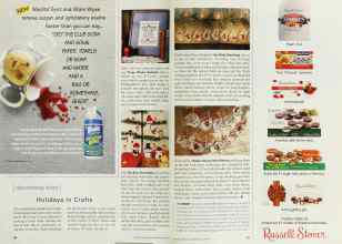 Better Homes & Gardens July 2001 Magazine Article: Holidays in Crafts