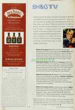 Better Homes & Gardens August 2001 Magazine Article: BH&G TV