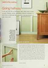 Better Homes & Gardens August 2001 Magazine Article: Going halfway