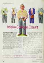 Better Homes & Gardens August 2001 Magazine Article: Make College Count