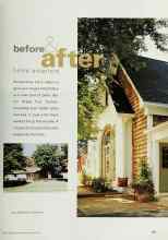 Better Homes & Gardens August 2001 Magazine Article: Before & after home exteriors
