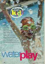 Better Homes & Gardens August 2001 Magazine Article: Water play