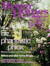 Better Homes & Gardens August 2001 Magazine Cover