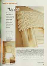 Better Homes & Gardens September 2001 Magazine Article: Top It Off