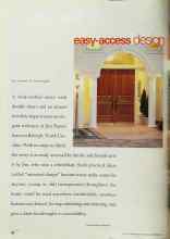 Better Homes & Gardens September 2001 Magazine Article: Easy-access design