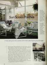 Better Homes & Gardens September 2001 Magazine Article: Sun Screen Porches