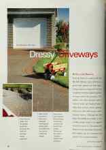Better Homes & Gardens September 2001 Magazine Article: Dressy Driveways