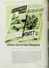 Better Homes & Gardens September 2001 Magazine Article: When dummies disagree