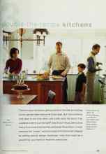 Better Homes & Gardens September 2001 Magazine Article: 3 double-the-recipe kitchens
