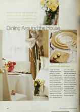 Better Homes & Gardens October 2001 Magazine Article: Dining Around the House