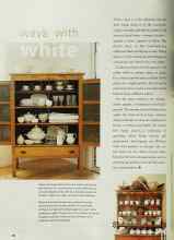 Better Homes & Gardens October 2001 Magazine Article: Ways with white