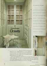 Better Homes & Gardens October 2001 Magazine Article: Clutter-Buster Closets