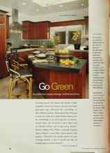 Better Homes & Gardens October 2001 Magazine Article: Go Green