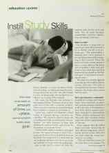 Better Homes & Gardens October 2001 Magazine Article: Instill Study Skills
