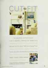 Better Homes & Gardens October 2001 Magazine Article: CUT to FIT