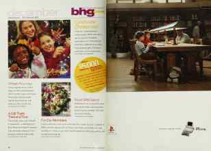 Better Homes & Gardens December 2001 Magazine Article: Page 18