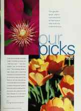 Better Homes & Gardens January 2002 Magazine Article: Our picks