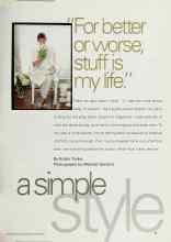 Better Homes & Gardens January 2002 Magazine Article: A simple style
