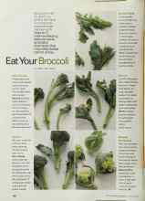 Better Homes & Gardens January 2002 Magazine Article: Eat Your Broccoli